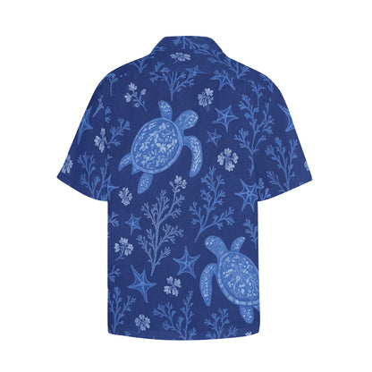 Men's Hawaiian Shirt With Chest Pocket