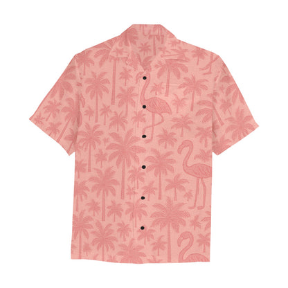Men's Hawaiian Shirt With Chest Pocket