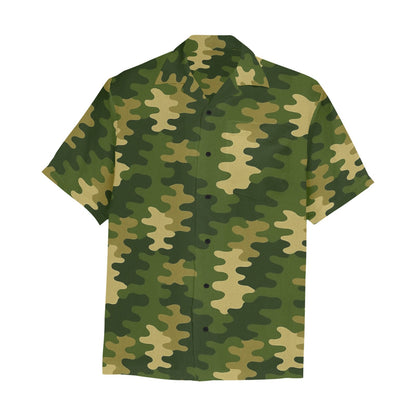 Men's Hawaiian Shirt With Chest Pocket
