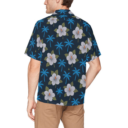 Men's Hawaiian Shirt With Chest Pocket