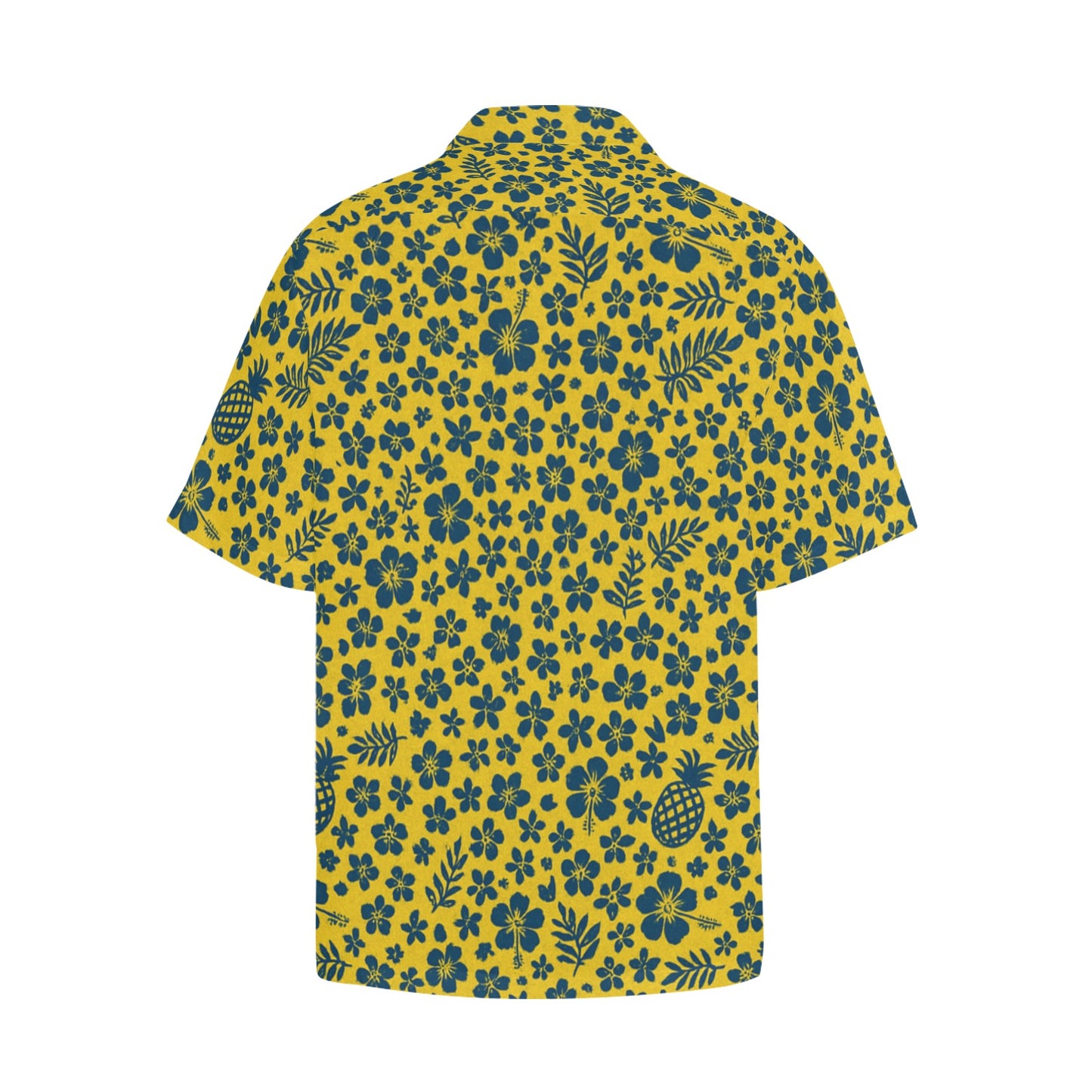 Men's Hawaiian Shirt With Chest Pocket