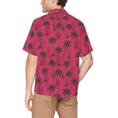 Men's Hawaiian Shirt With Chest Pocket