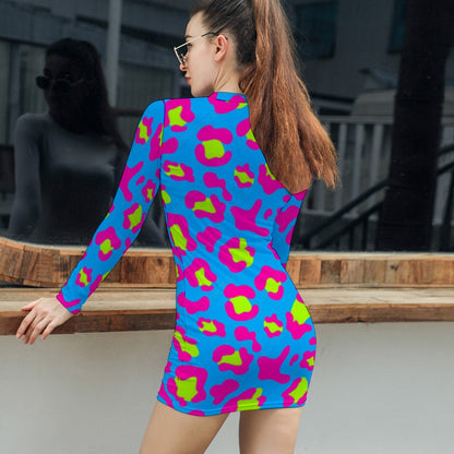 Women's Elegant Long Sleeve Skinny Dress