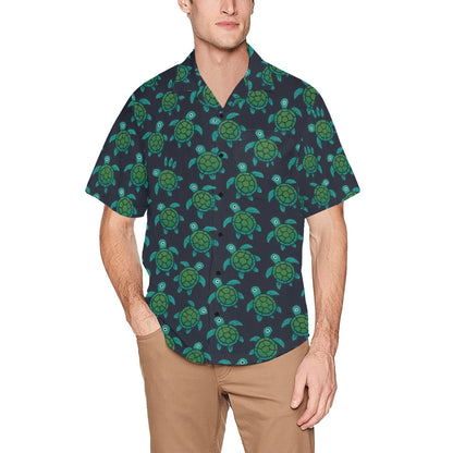 Men's Hawaiian Shirt With Chest Pocket