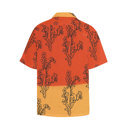 Men's Hawaiian Shirt With Chest Pocket