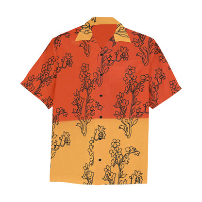Men's Hawaiian Shirt With Chest Pocket