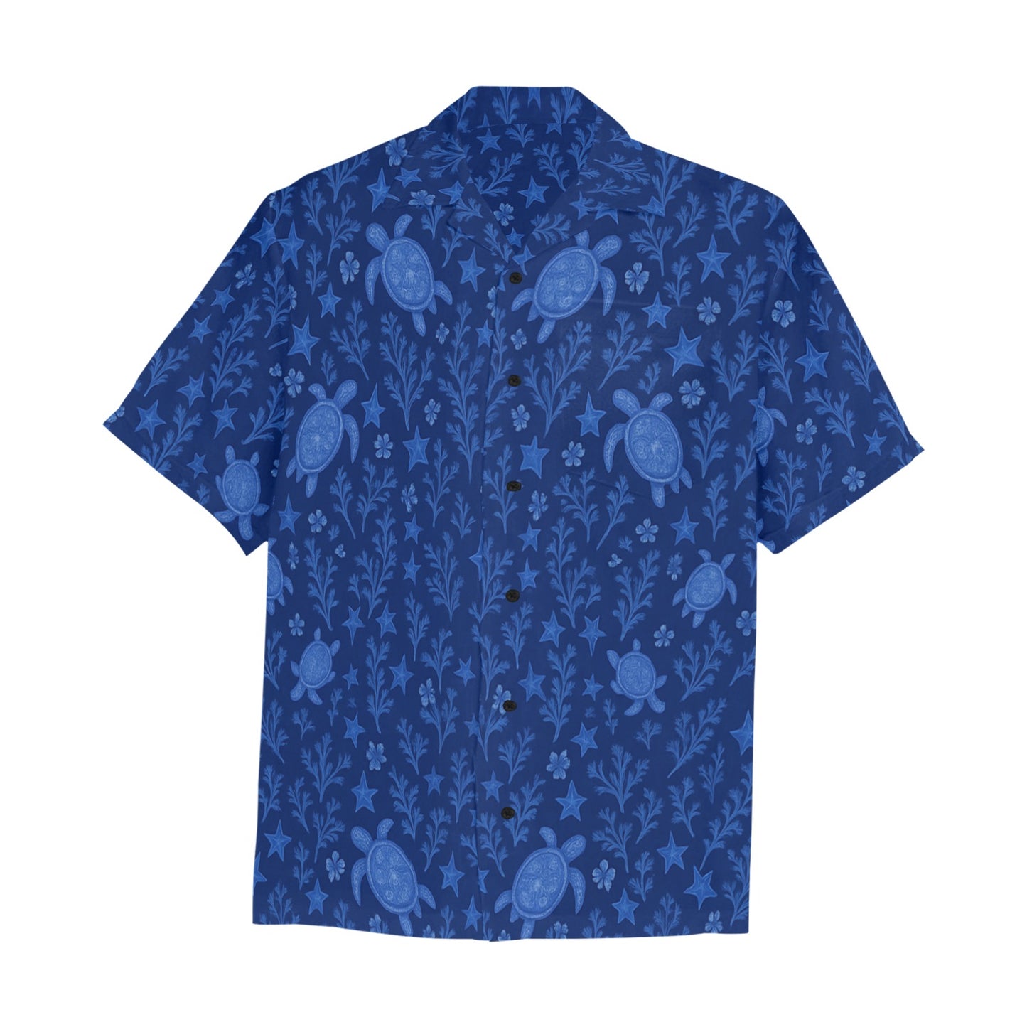 Men's Hawaiian Shirt With Chest Pocket