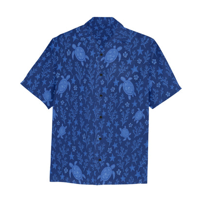Men's Hawaiian Shirt With Chest Pocket