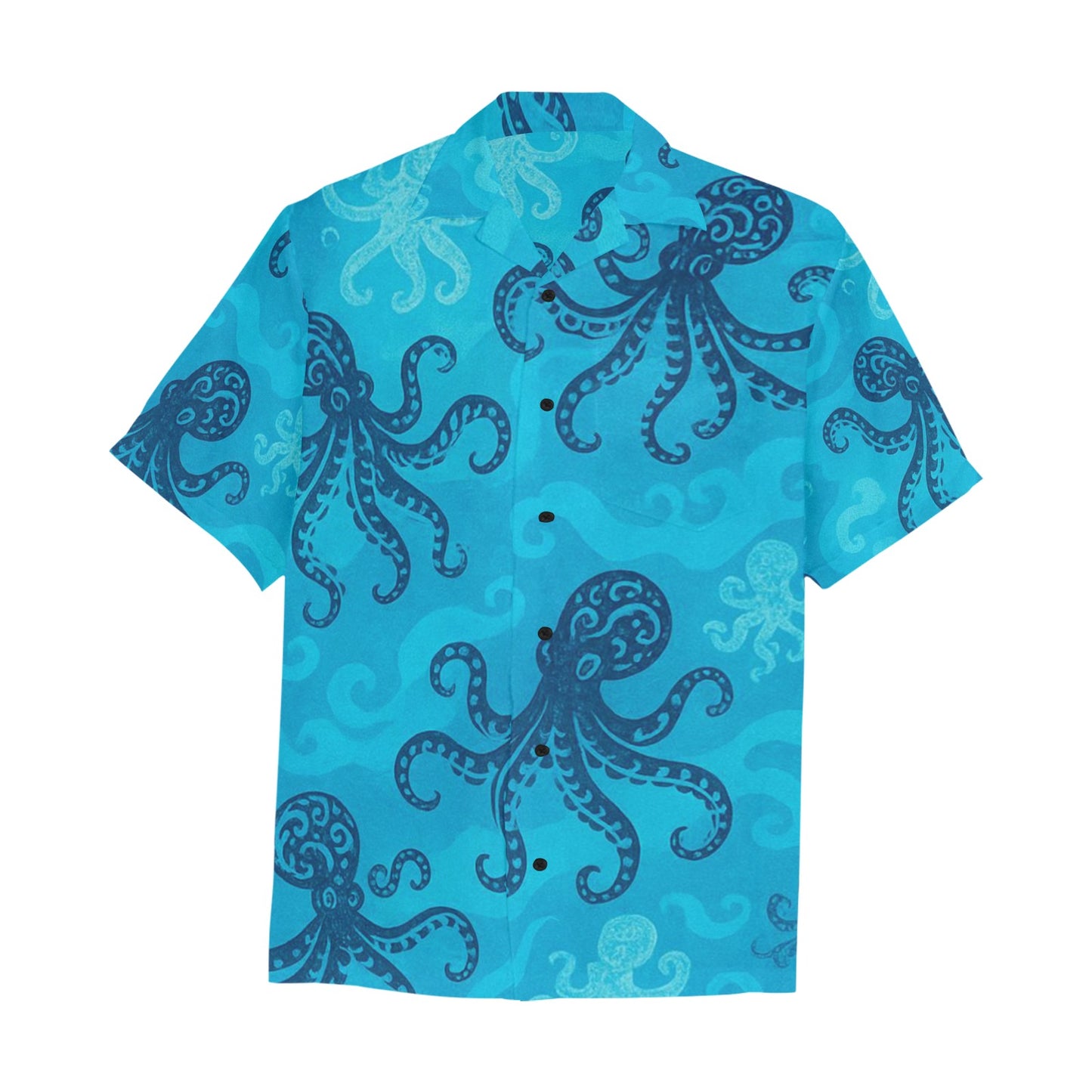 Men's Hawaiian Shirt With Chest Pocket