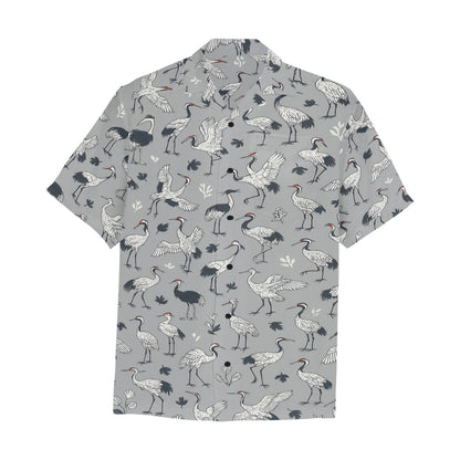 Men's Hawaiian Shirt With Chest Pocket