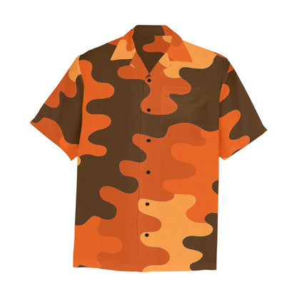 Men's Hawaiian Shirt With Chest Pocket