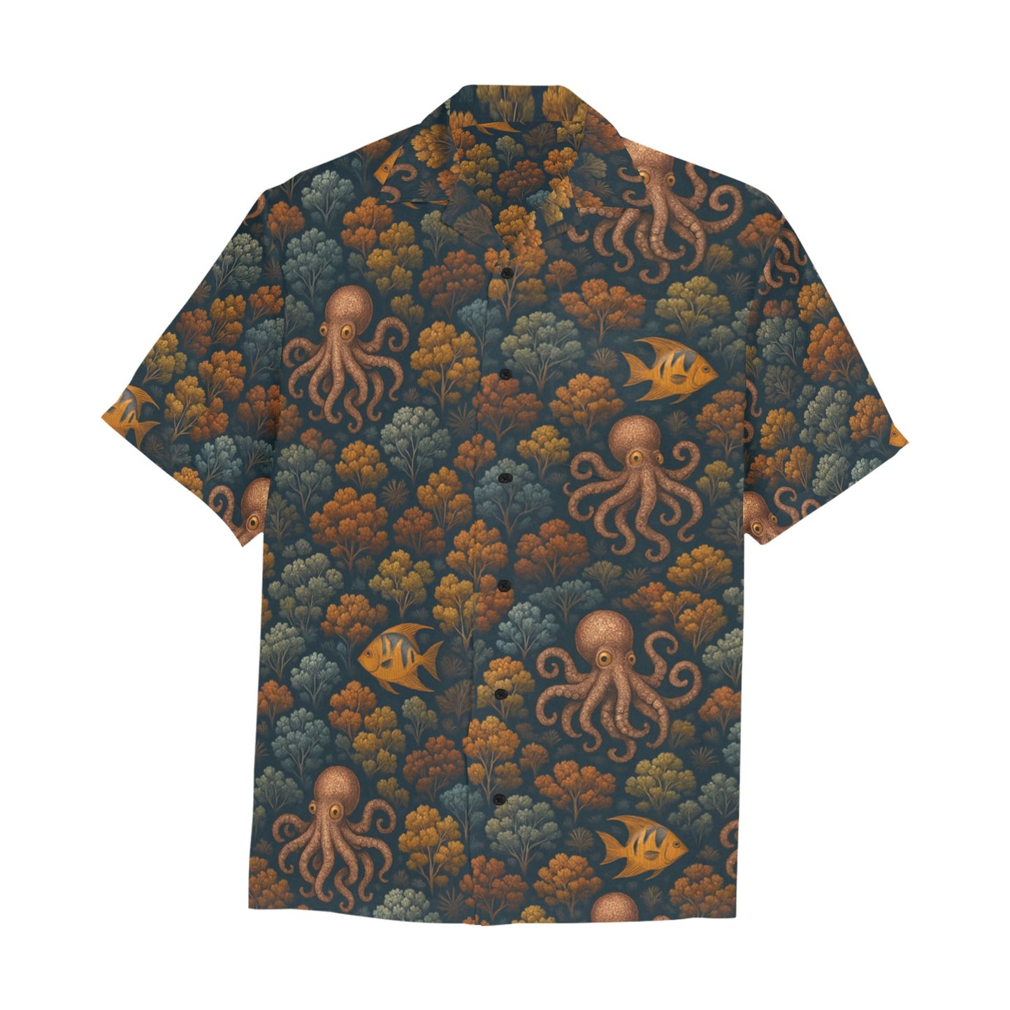 Men's Hawaiian Shirt With Chest Pocket