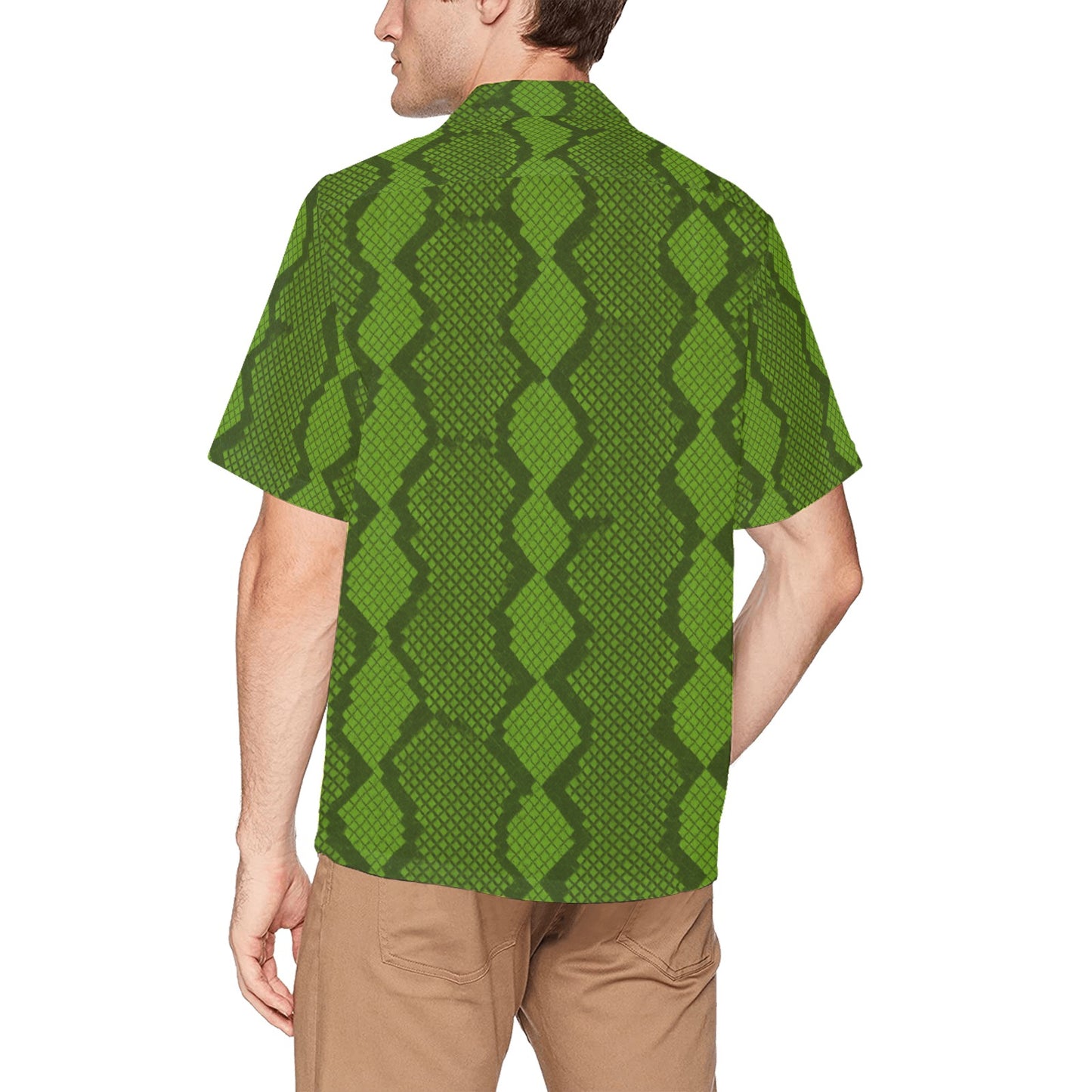 Men's Hawaiian Shirt With Chest Pocket