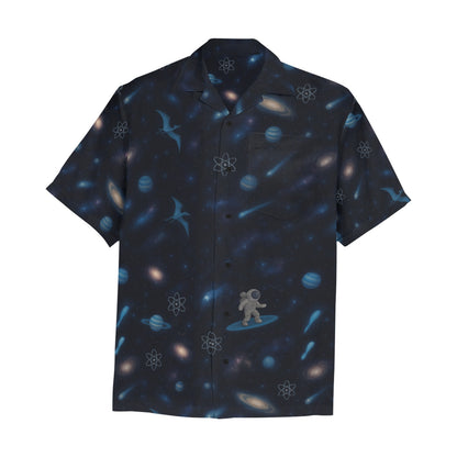 Men's Hawaiian Shirt With Chest Pocket