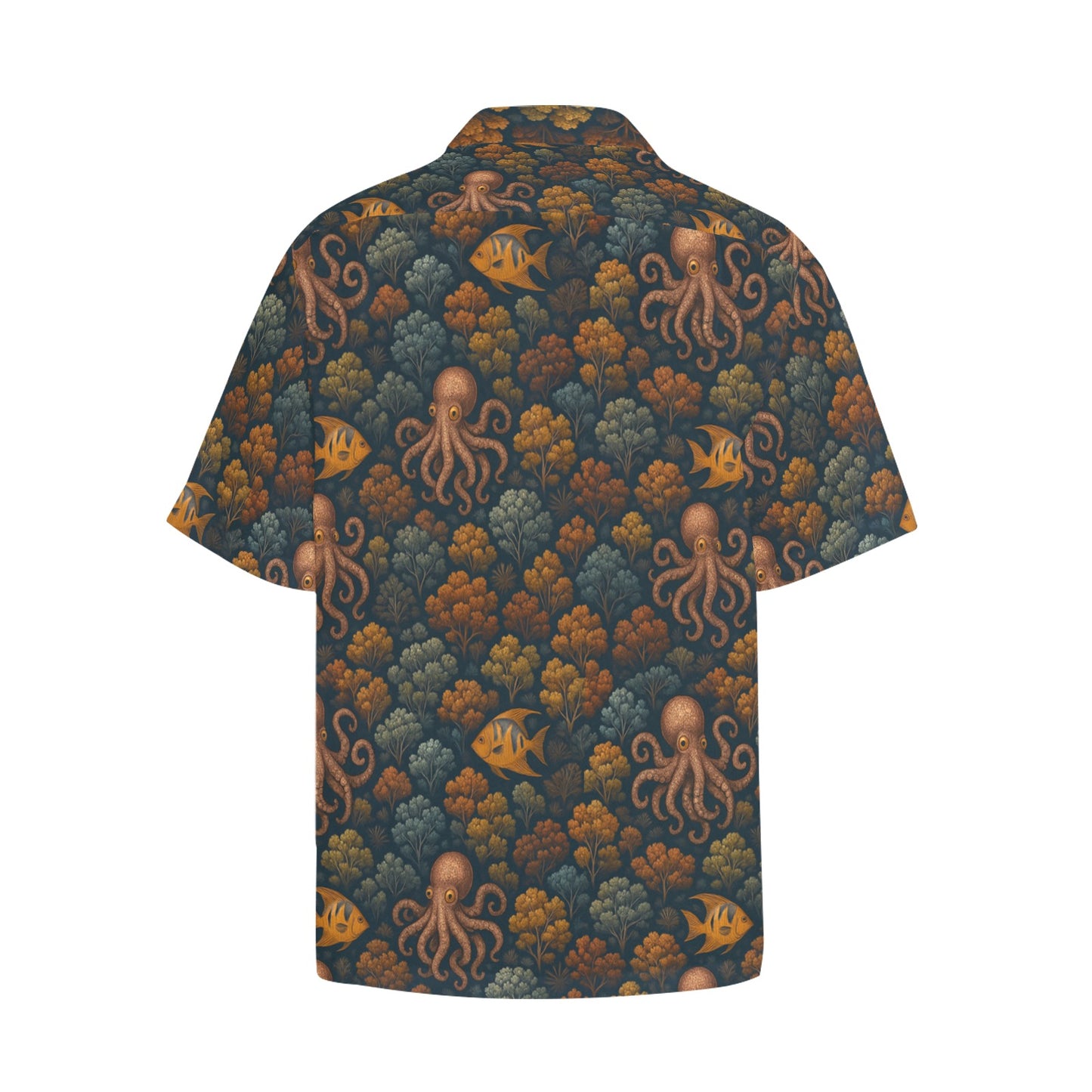 Men's Hawaiian Shirt With Chest Pocket