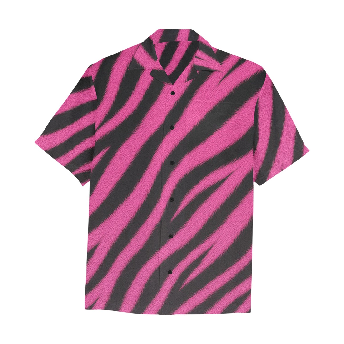 Men's Hawaiian Shirt With Chest Pocket