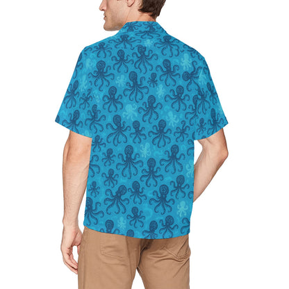 Men's Hawaiian Shirt With Chest Pocket