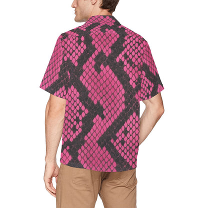 Men's Hawaiian Shirt With Chest Pocket