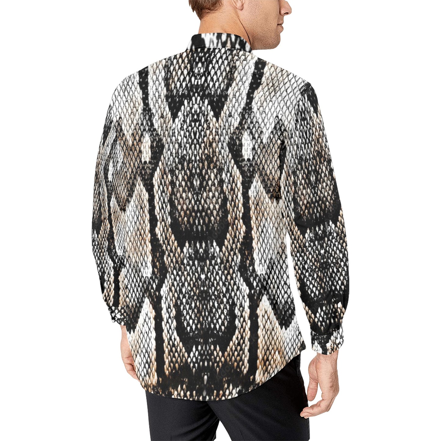 Men's All Over Print Long Sleeve Shirt