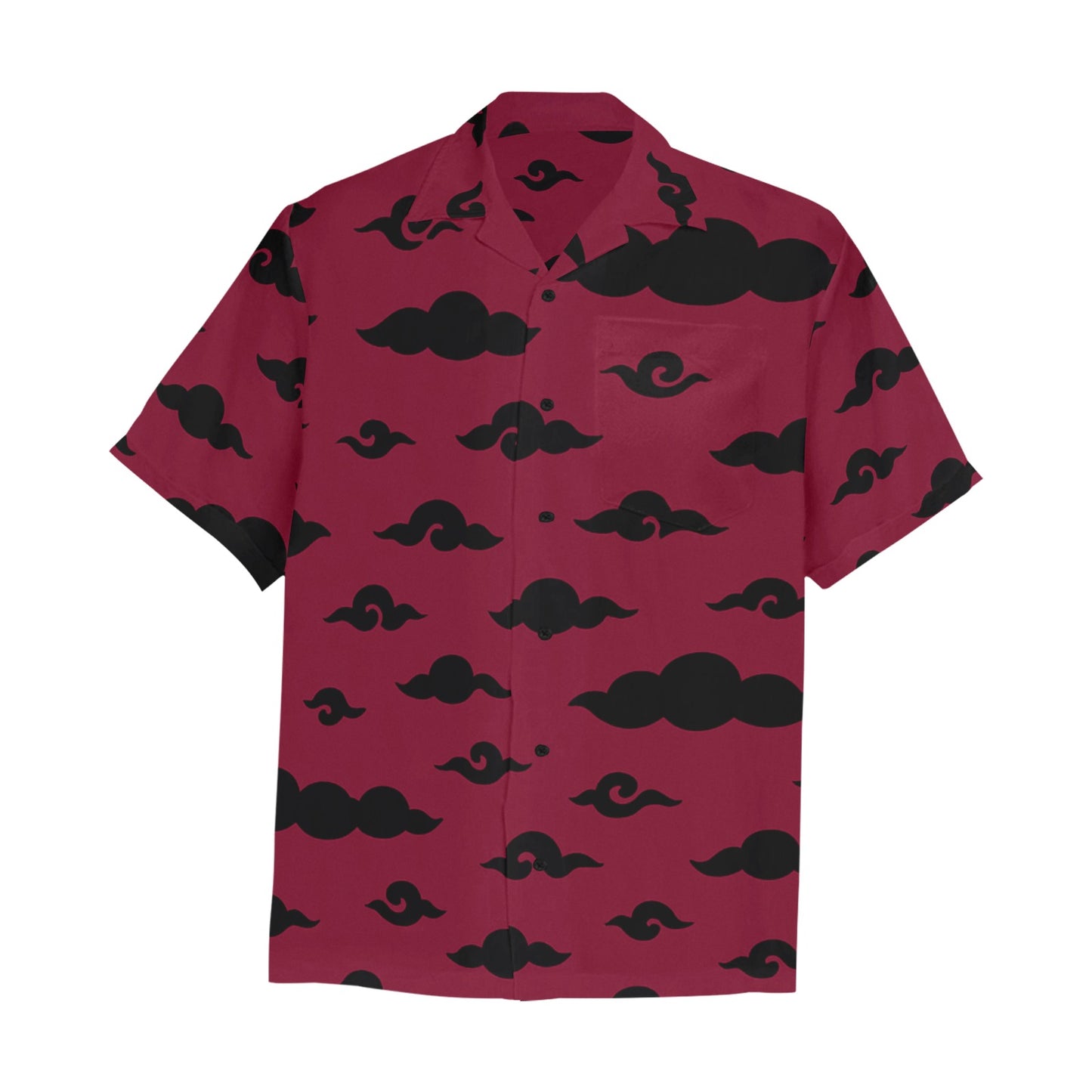 Men's Hawaiian Shirt With Chest Pocket