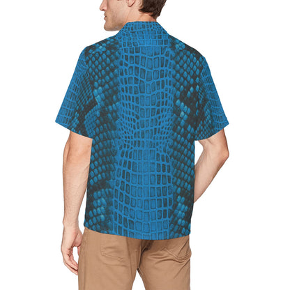 Men's Hawaiian Shirt With Chest Pocket