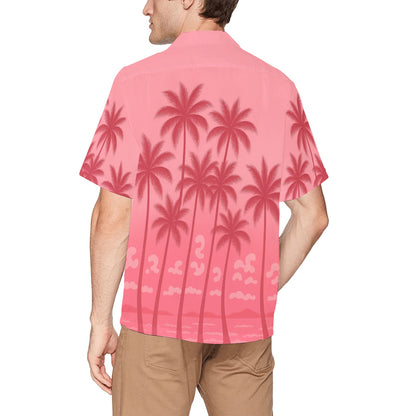 Men's Hawaiian Shirt With Chest Pocket