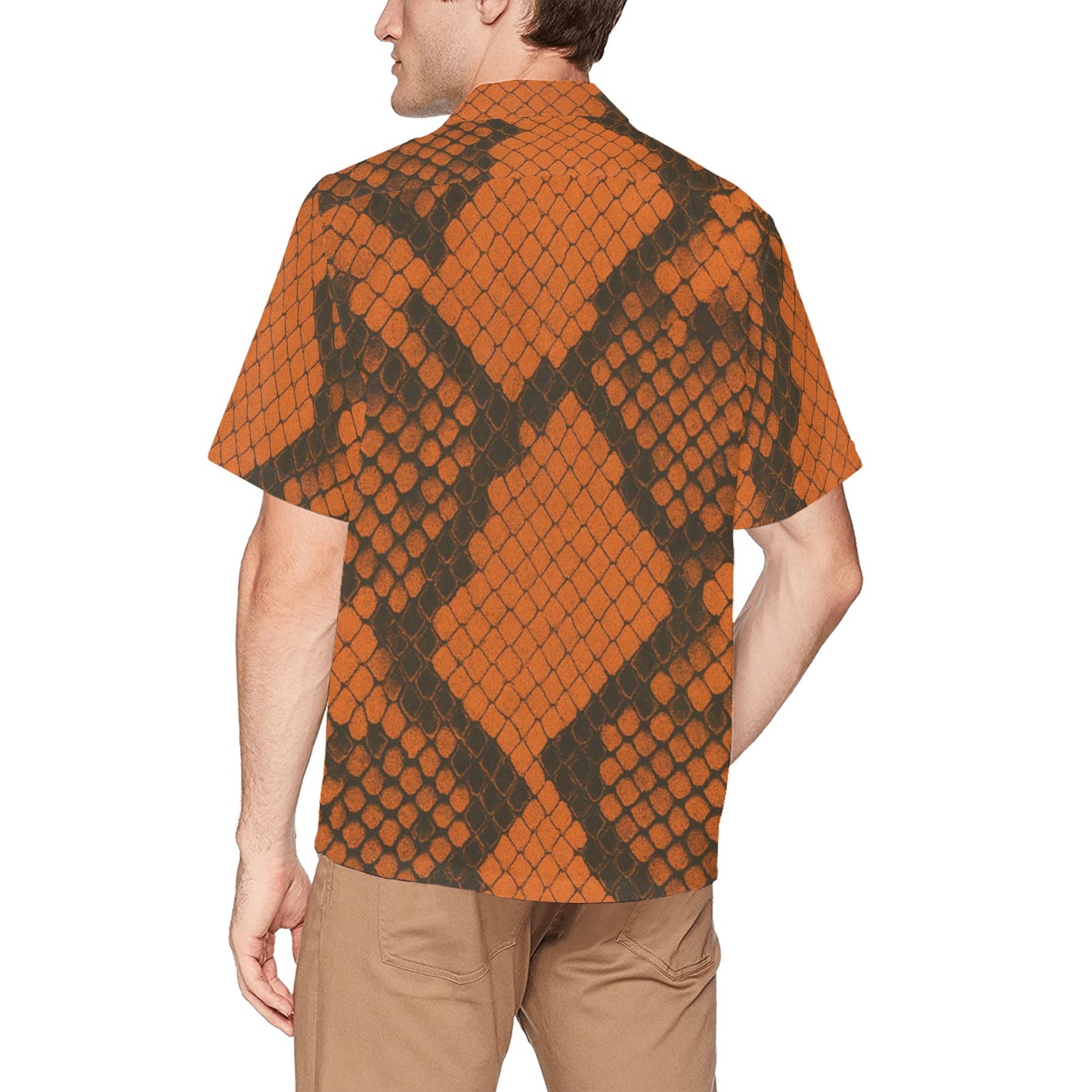 Men's Hawaiian Shirt With Chest Pocket