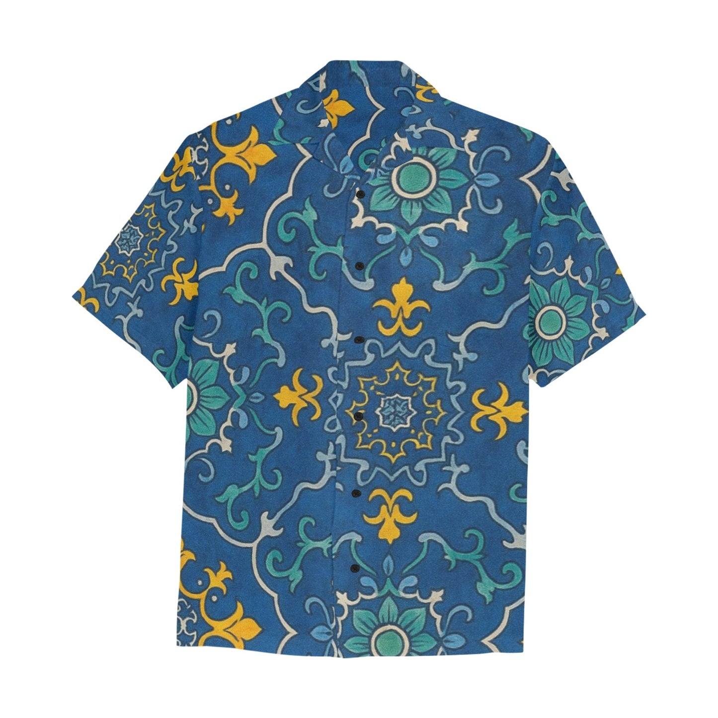 Men's Hawaiian Shirt With Chest Pocket