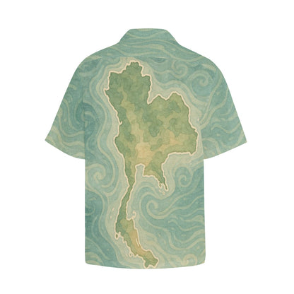 Men's Hawaiian Shirt With Chest Pocket