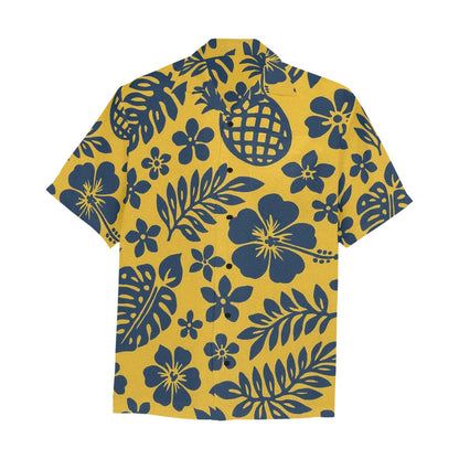 Men's Hawaiian Shirt With Chest Pocket