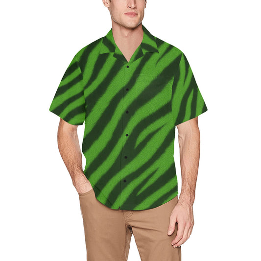 Men's Hawaiian Shirt With Chest Pocket