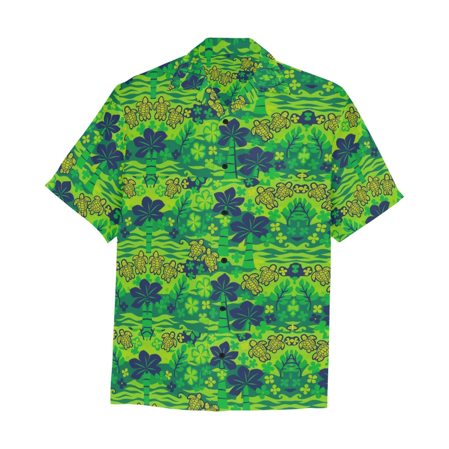 Men's Hawaiian Shirt With Chest Pocket