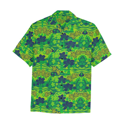 Men's Hawaiian Shirt With Chest Pocket