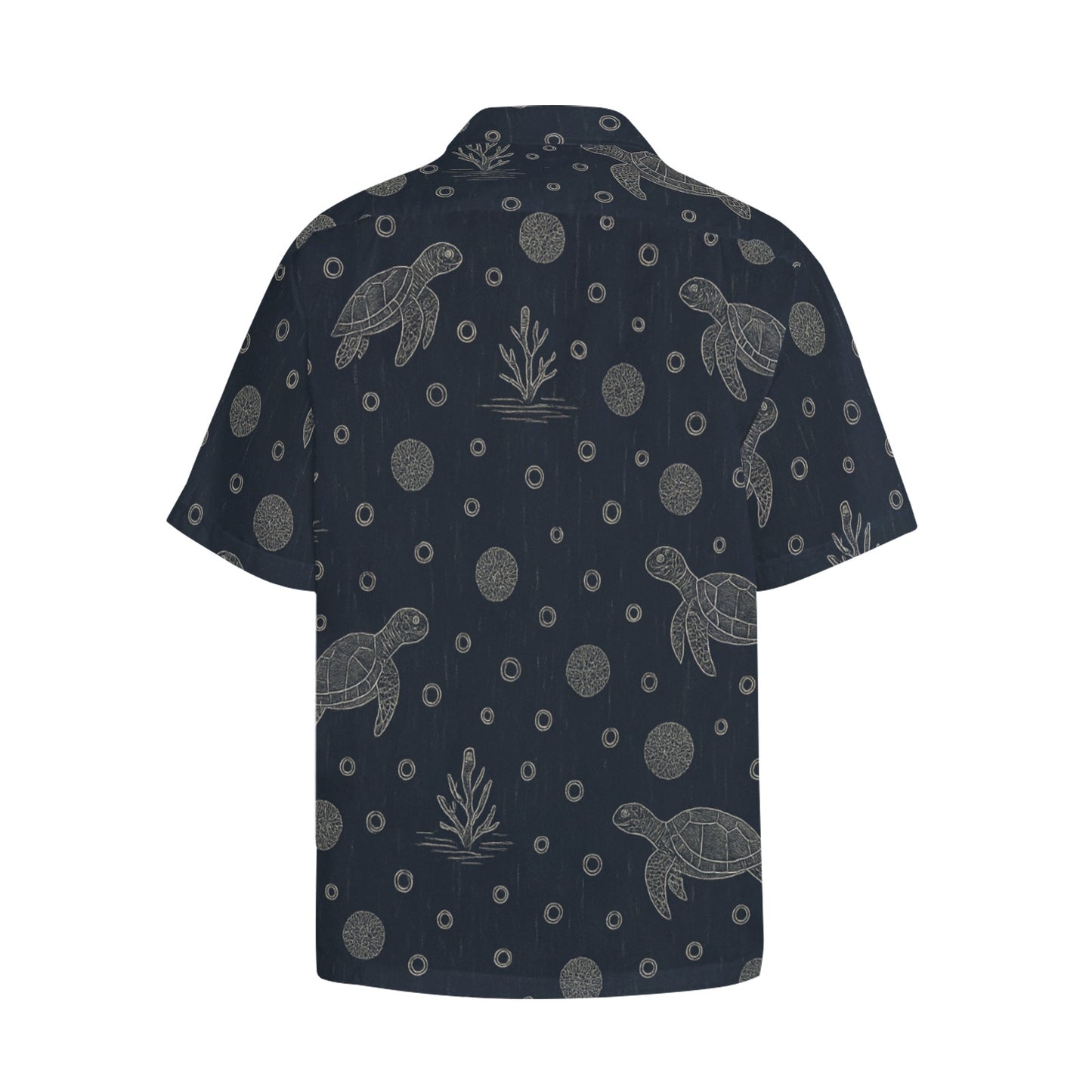 Men's Hawaiian Shirt With Chest Pocket