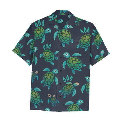 Men's Hawaiian Shirt With Chest Pocket