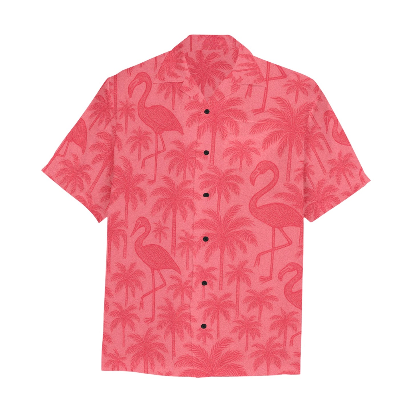 Men's Hawaiian Shirt With Chest Pocket