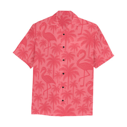 Men's Hawaiian Shirt With Chest Pocket