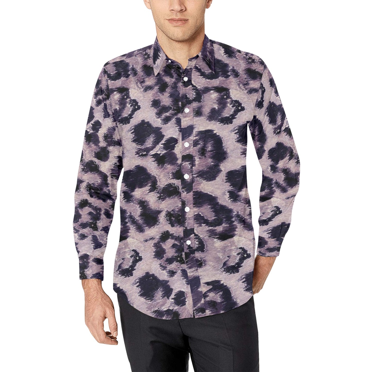 Men's All Over Print Long Sleeve Shirt