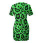 Crew Neck Short Sleeve Dress