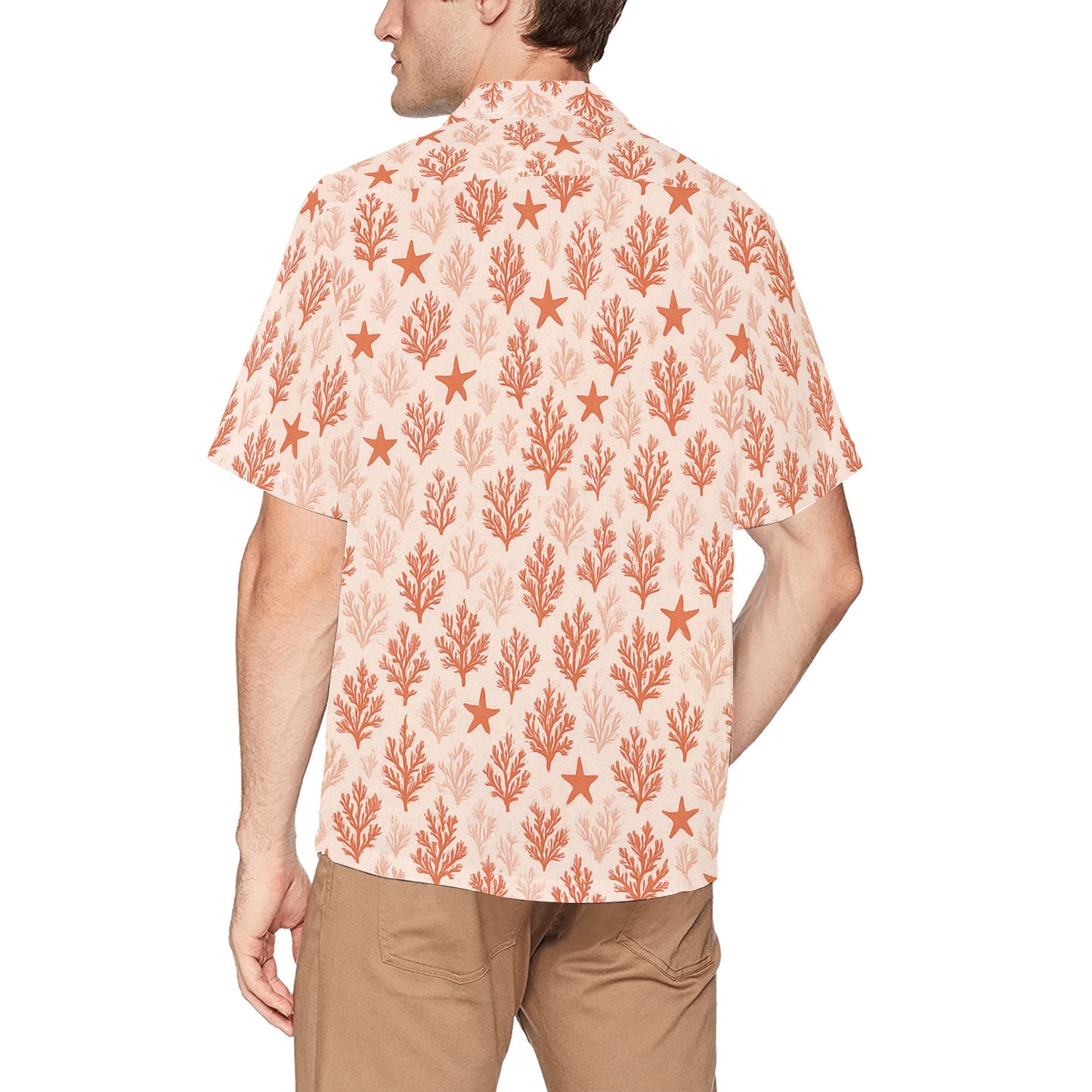 Men's All Over Print Hawaiian Shirt With Chest Pocket(ModelT58)