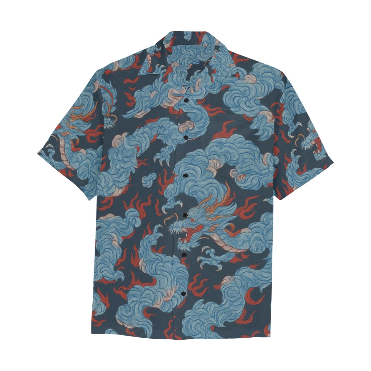 Men's Hawaiian Shirt With Chest Pocket