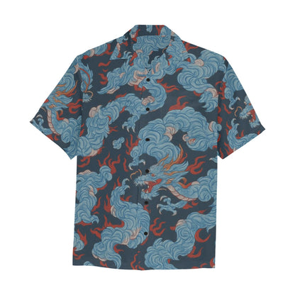 Men's Hawaiian Shirt With Chest Pocket