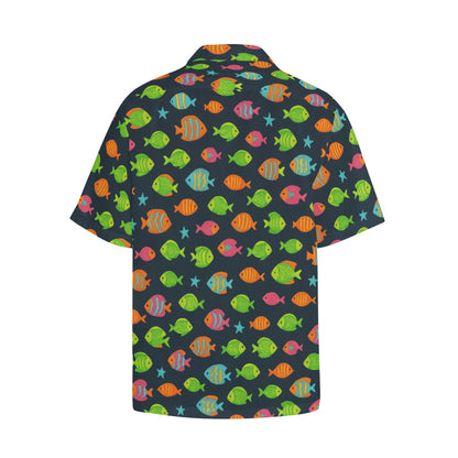 Men's Hawaiian Shirt With Chest Pocket