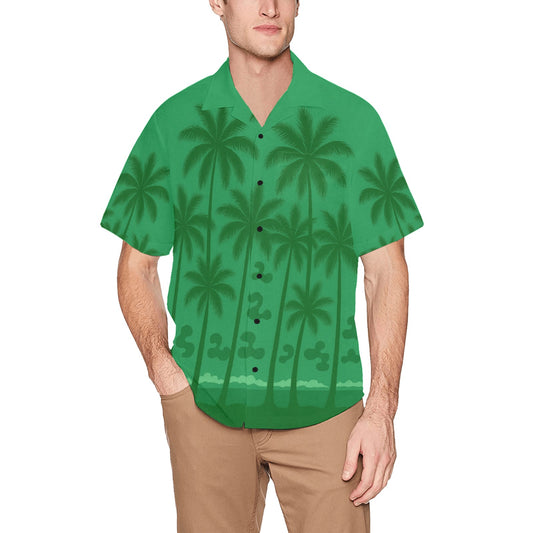 Men's Hawaiian Shirt With Chest Pocket