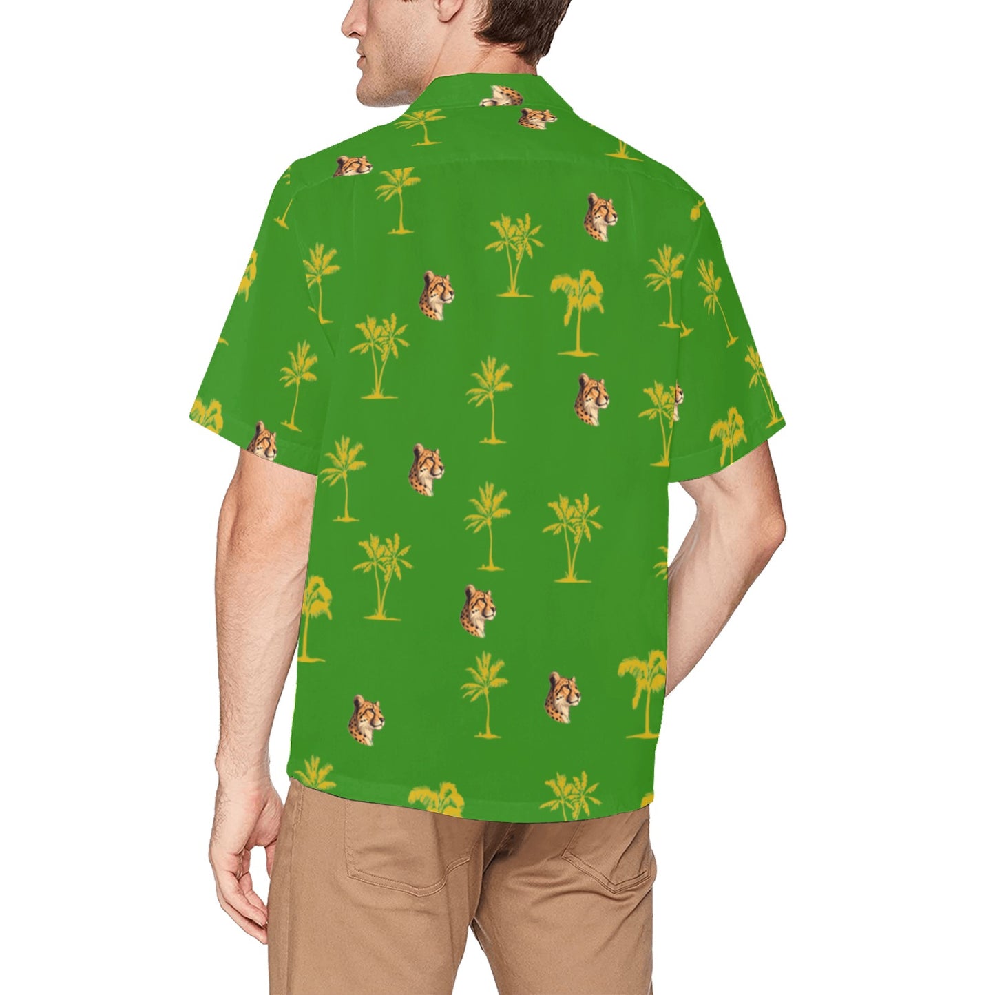 Men's Hawaiian Shirt With Chest Pocket