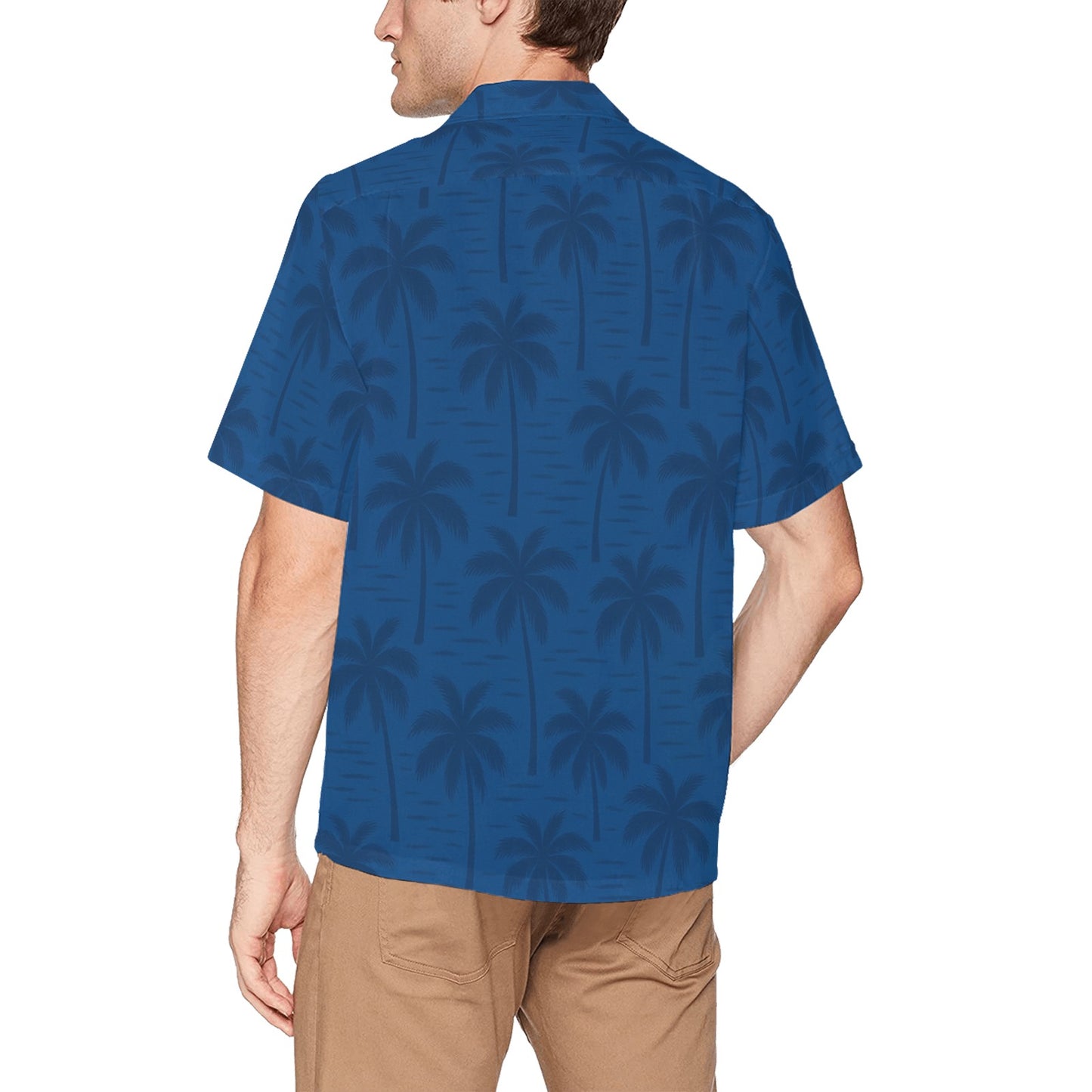 Men's Hawaiian Shirt With Chest Pocket