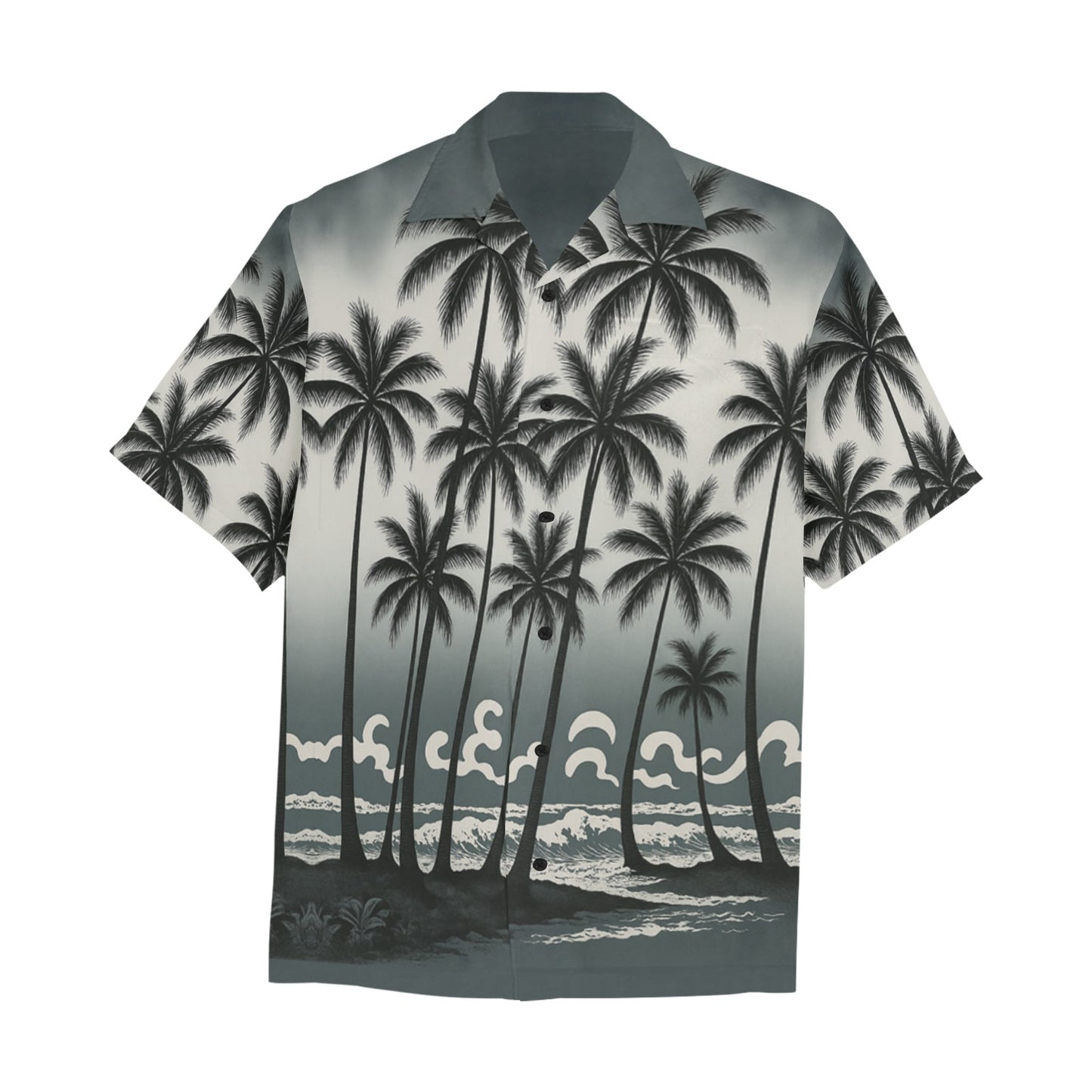 Men's Hawaiian Shirt With Chest Pocket
