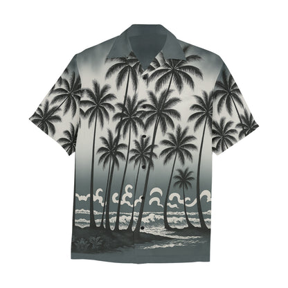 Men's Hawaiian Shirt With Chest Pocket