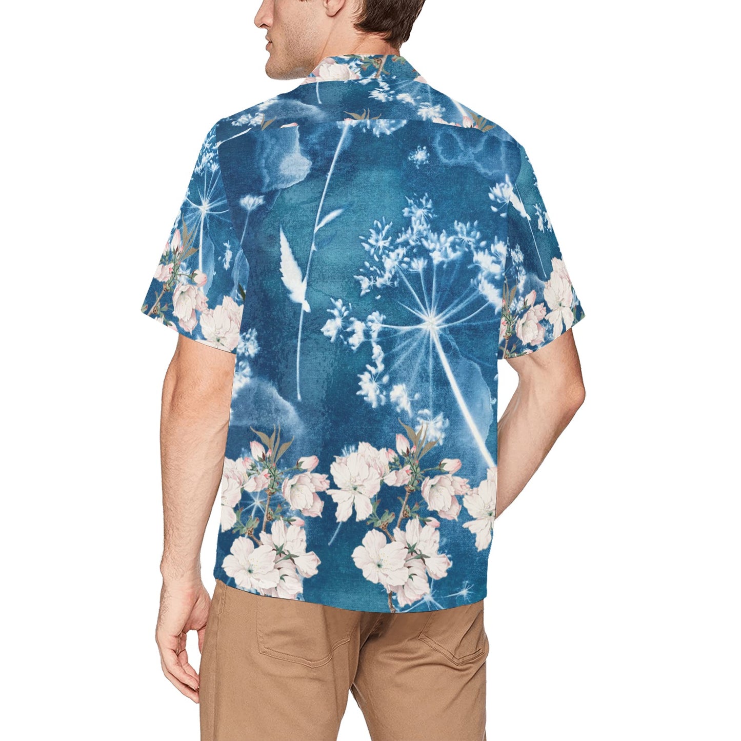 Men's Hawaiian Shirt With Chest Pocket