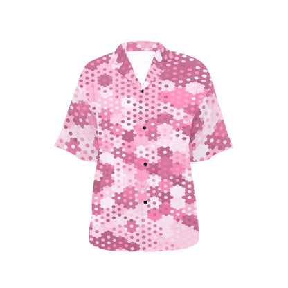 Print Hawaiian Shirt for Women